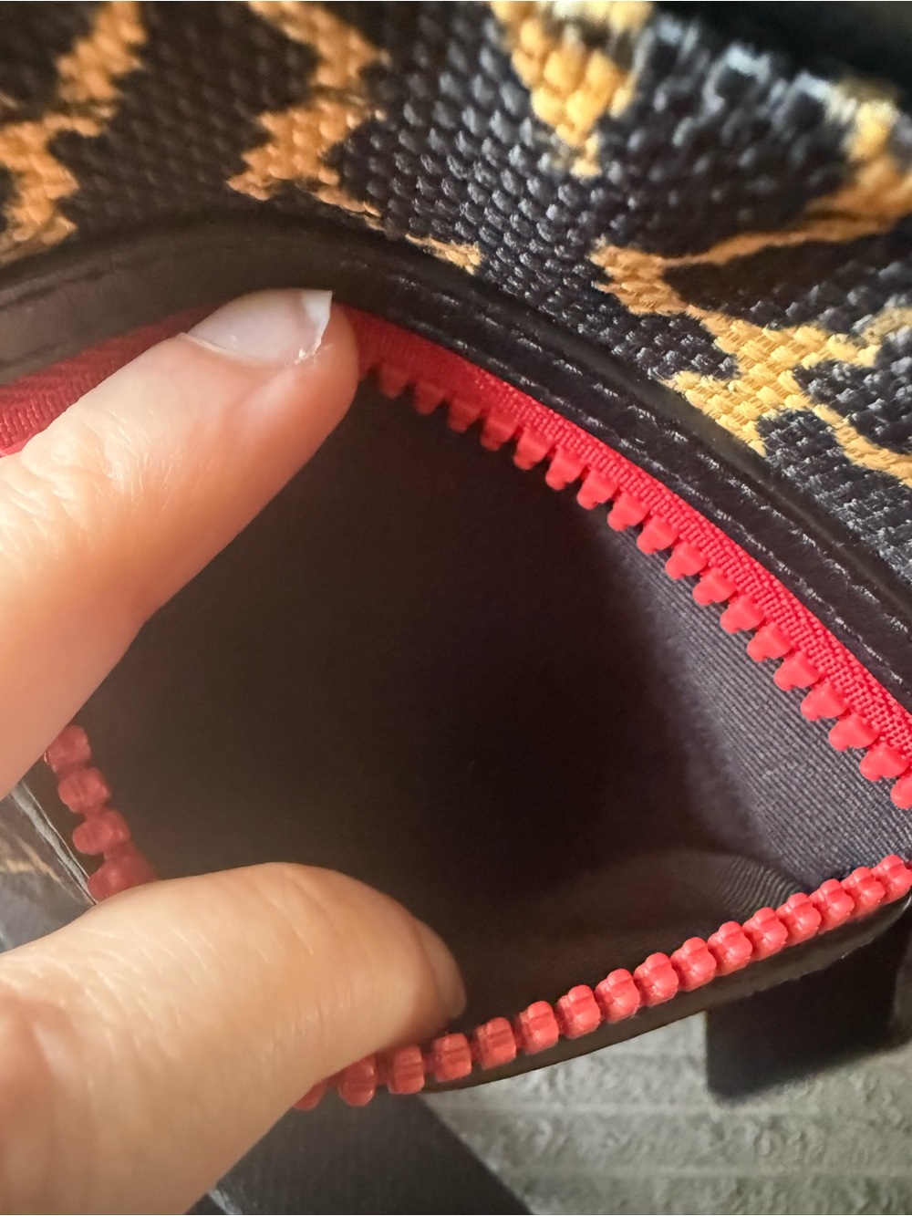 Coach Unisex Terrain Crossbody Wavy Animal Print 89901 Canvas Leather Black Bag - Picture 6 of 10